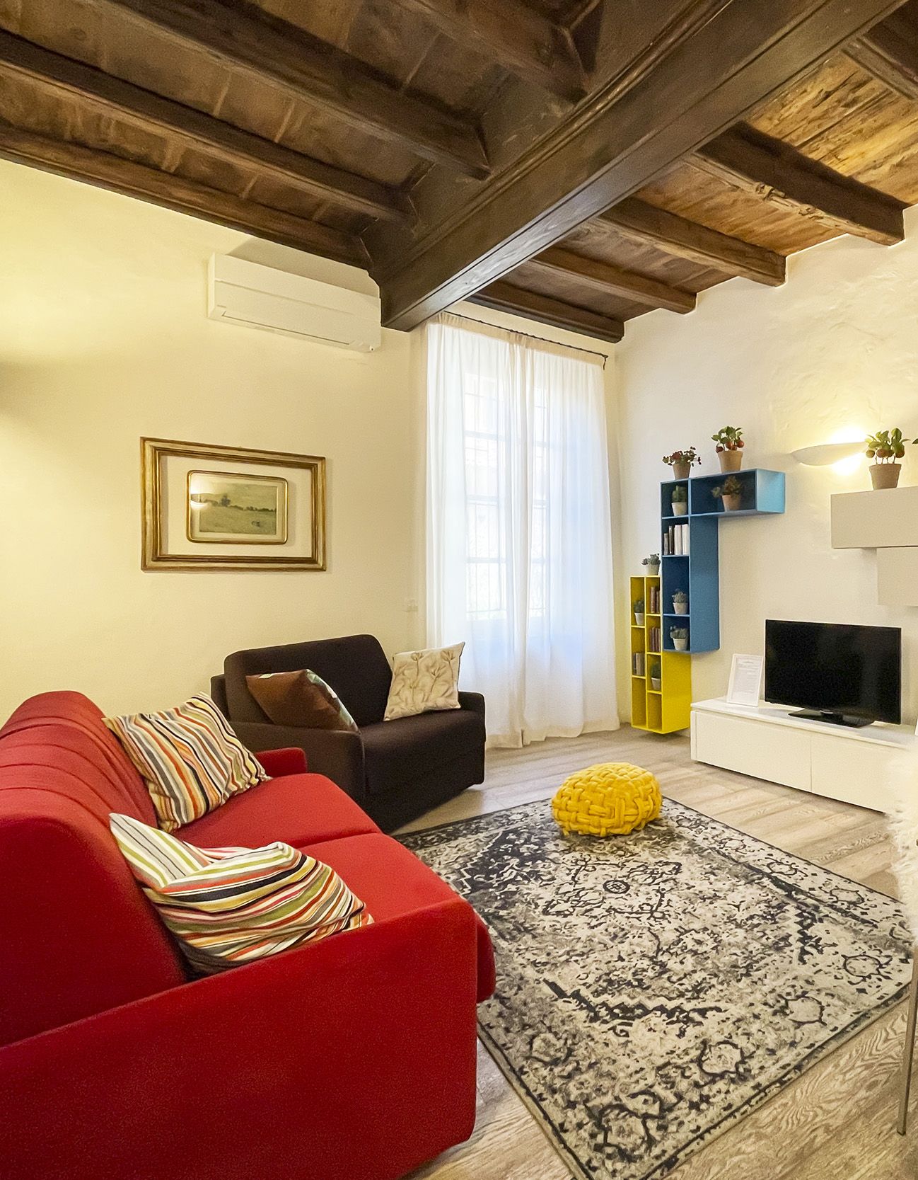 Living room at LuxRent Apartment Castello Turin