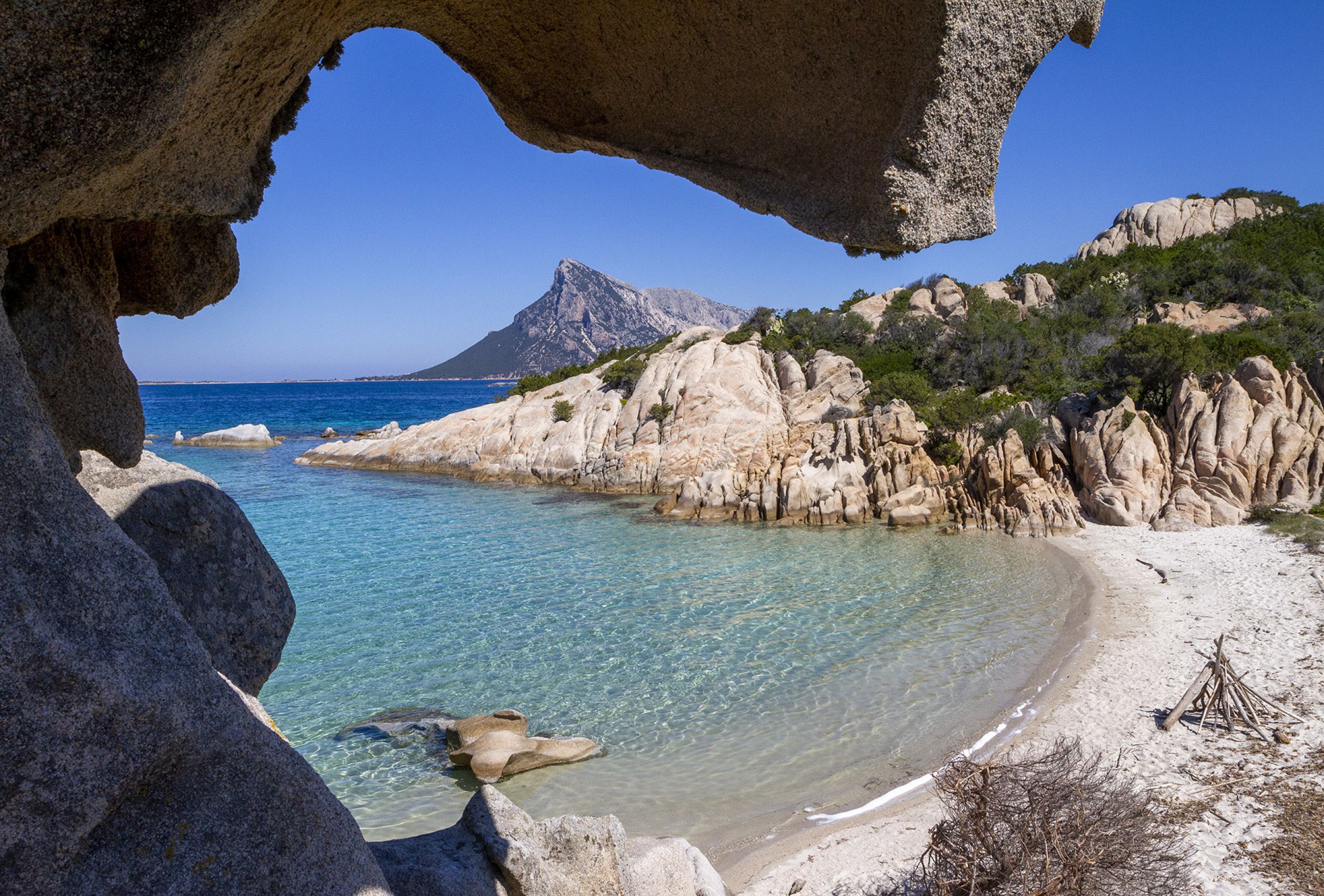Cala delle Vacche Beach next to Lux Rent Villa Smeralda Sardinia